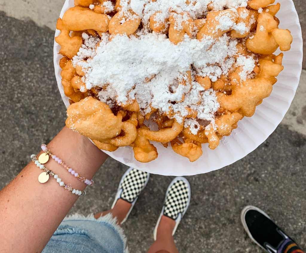 fried dough at the state fair.