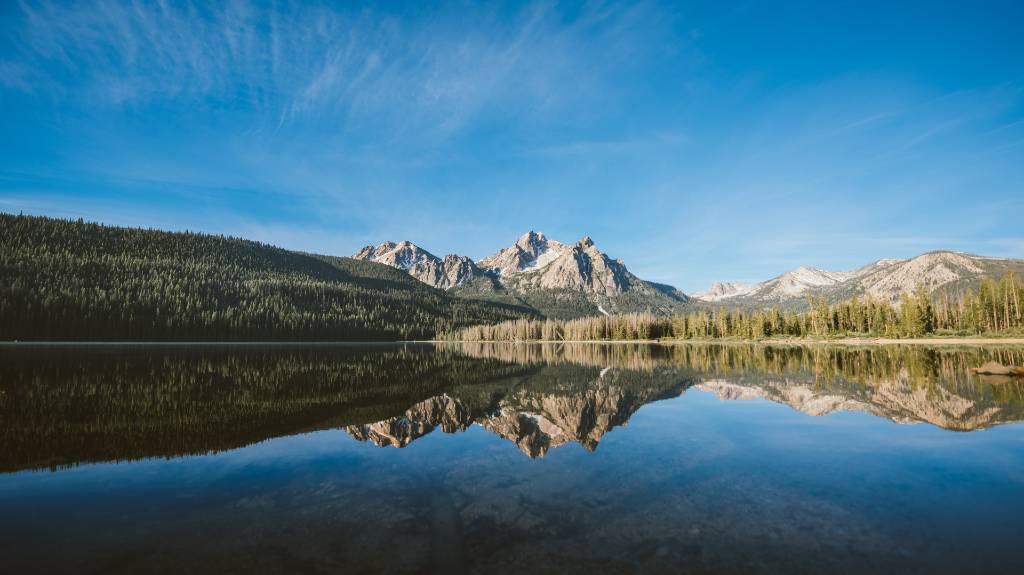 lake near Staney, Idaho.