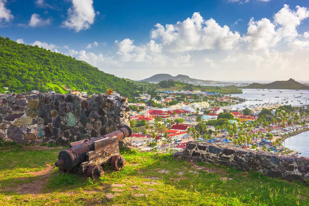 townin Sint Maarten/Saint Martin.