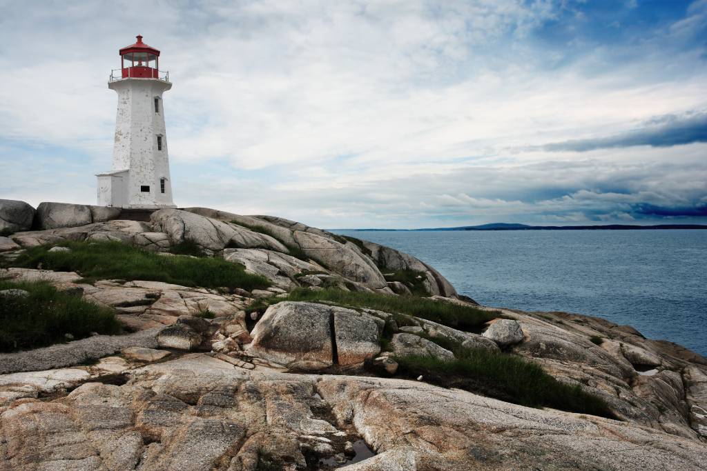 Nova Scotia lighthouse.