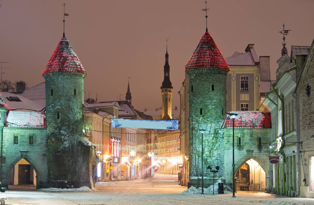 Tallinn's well preserved Old Town.