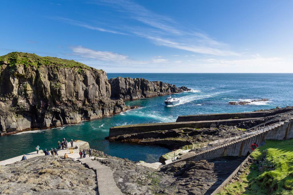 Mykines ferry port