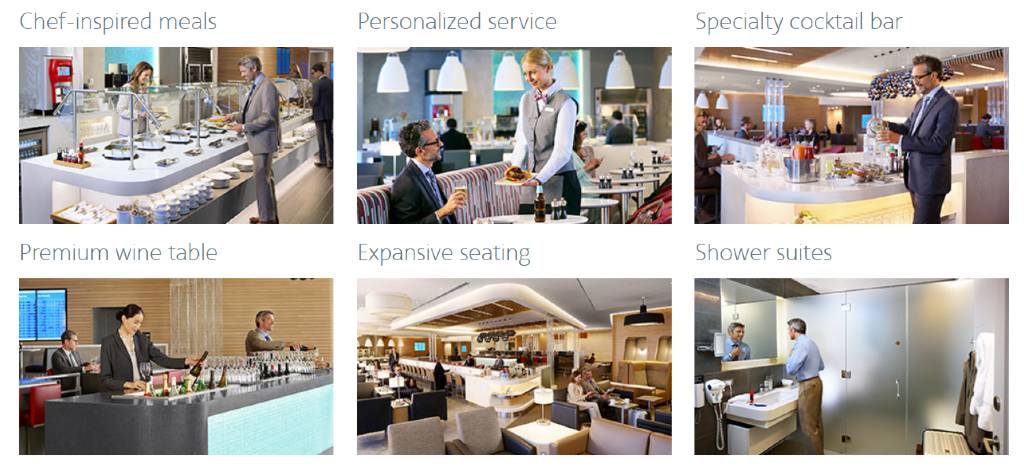 AA Flagship lounge amenities