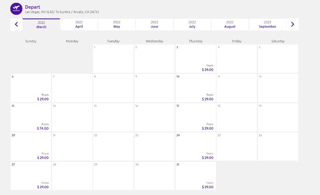 booking on Avelo.