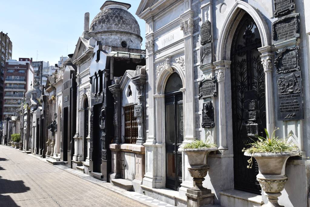 Recoleta cemetery in Buenos Aires.