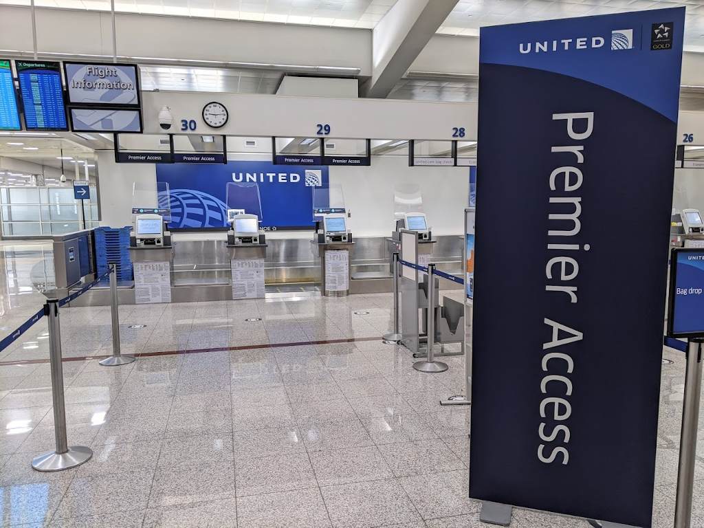 United Polaris checkin.