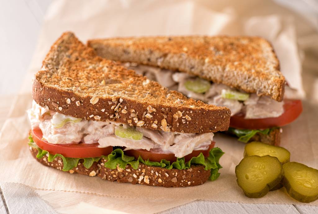 tuna salad sandwich.