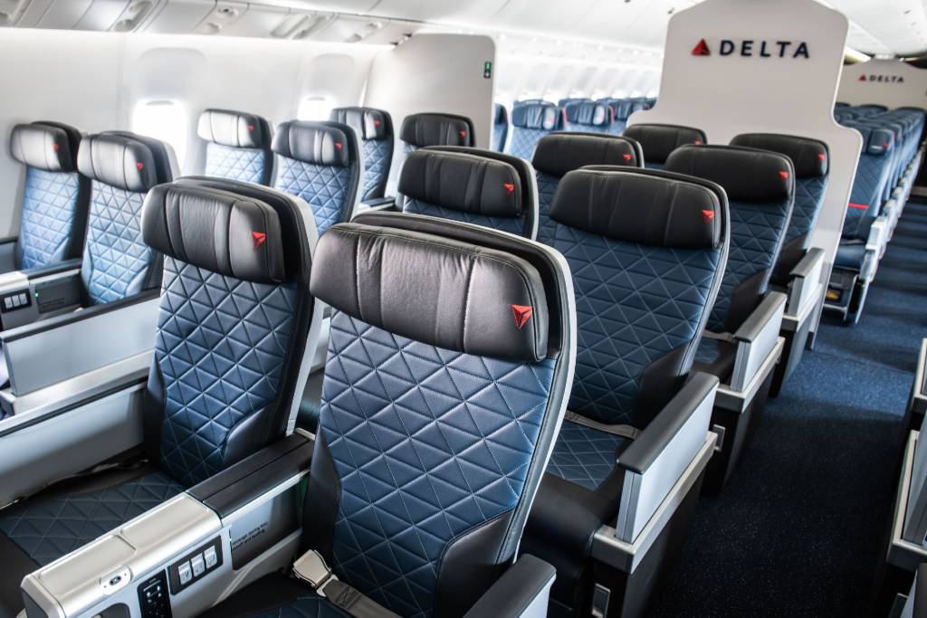 Delta PRemium Select cabin.
