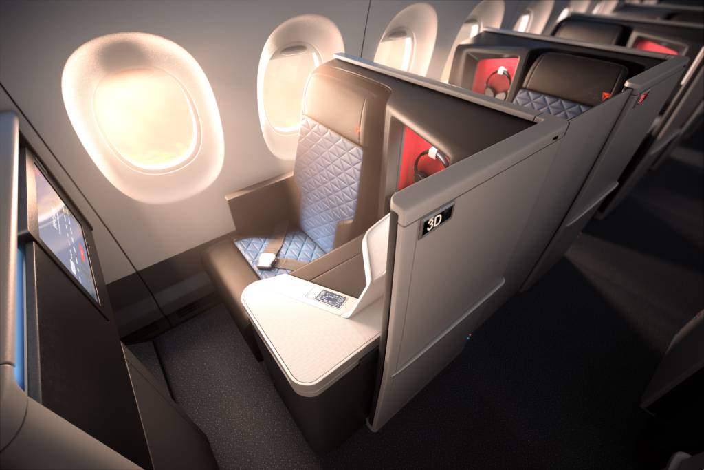 Delta One cabin.
