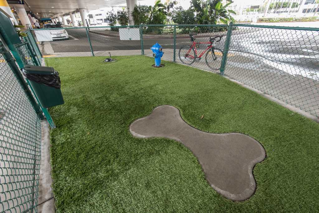 per retlief area at LAX
