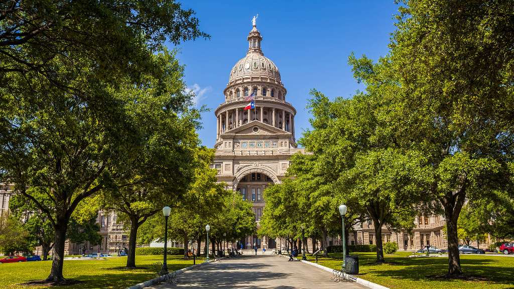 Austin state capitol building.