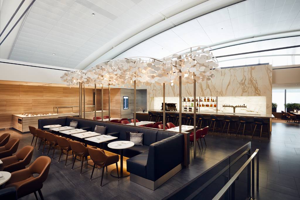 Air Canada signature lounge.