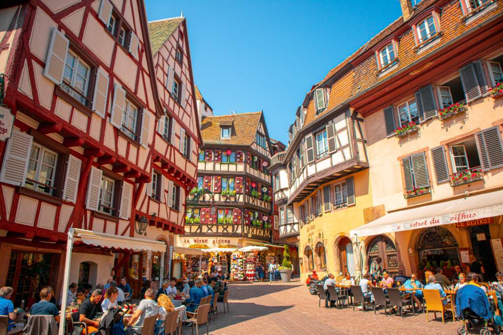 The petit france area of Strasbourg.