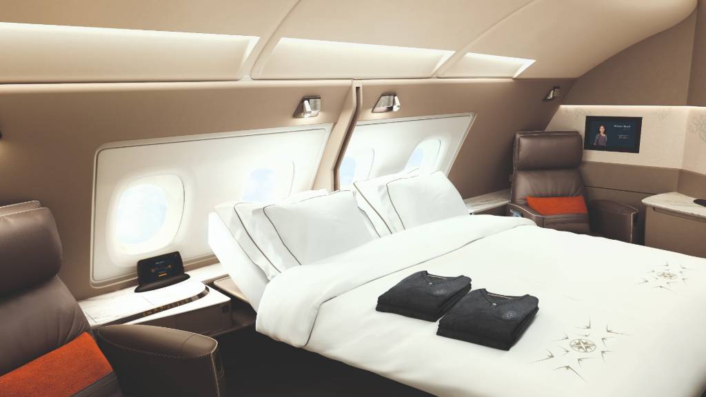 Singapore Airlines suites.