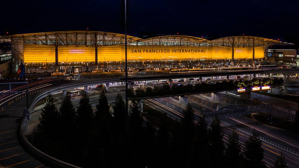 SFO terminal.