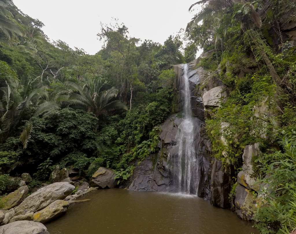 waterfall in Puerto Vallarta.