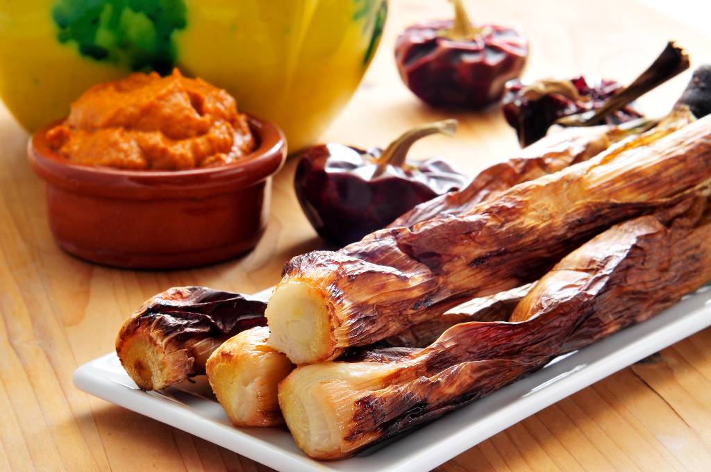 charred calcots.