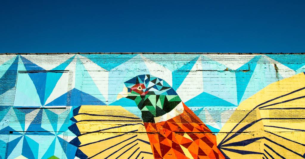 mural in Detroit's Eastern Market.
