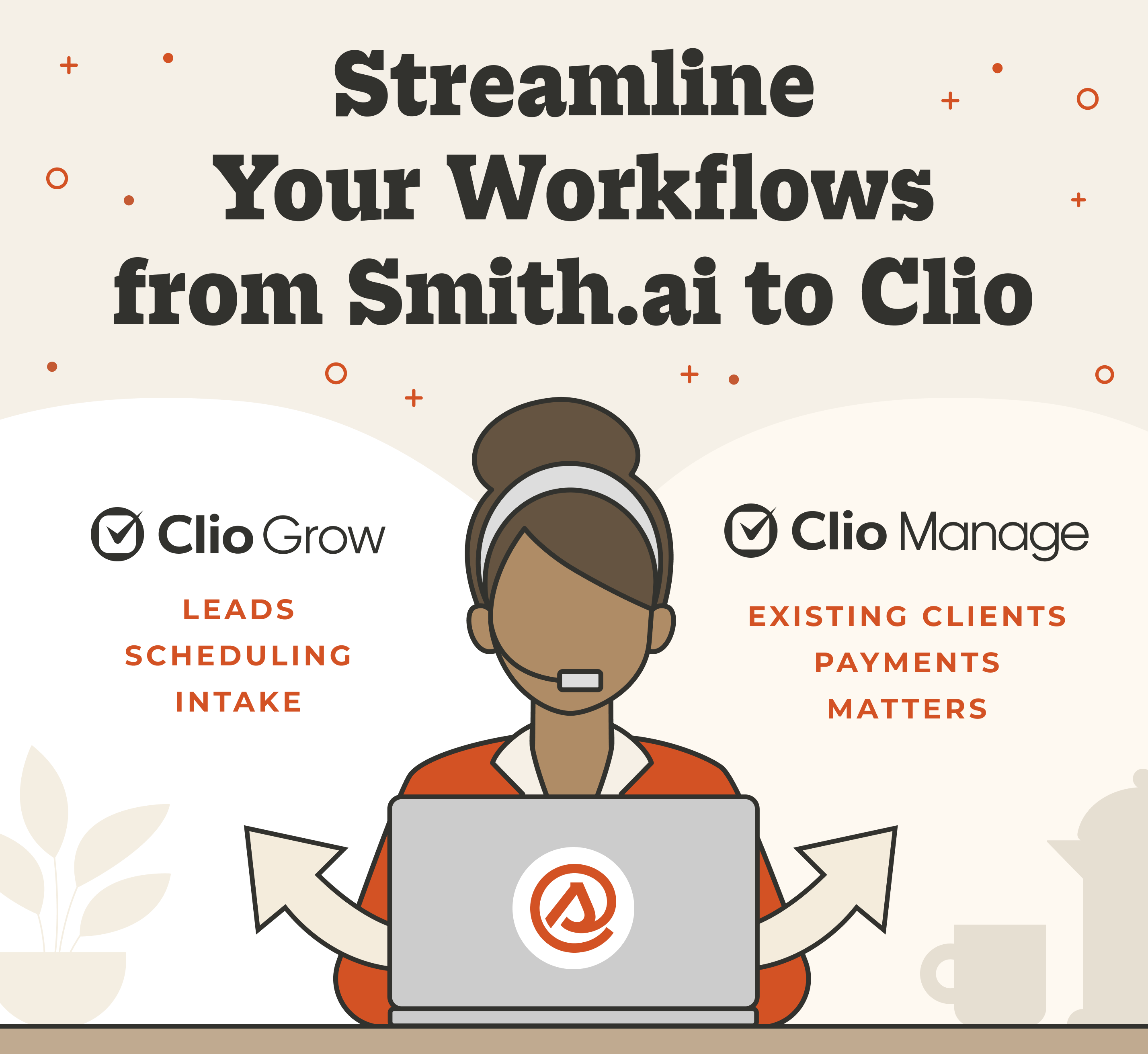 Streamline your Workflows from Smith.ai to Clio Smith.ai