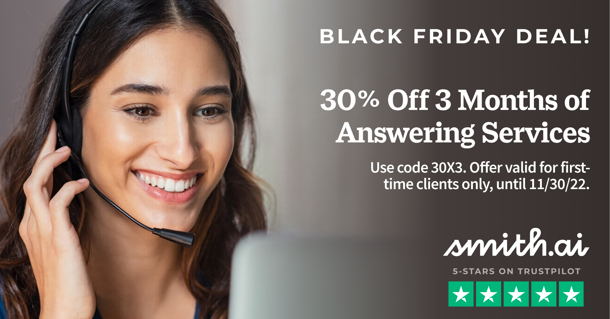 Black Friday Special Get 30 Off Virtual Receptionist Services For 3
