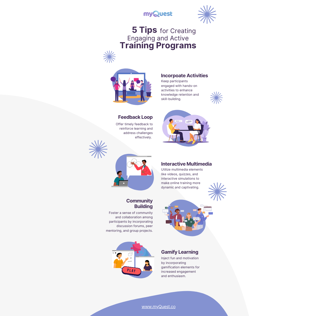 Infographic: 5 Tips for Creating Active and Engaging Training Programs ...