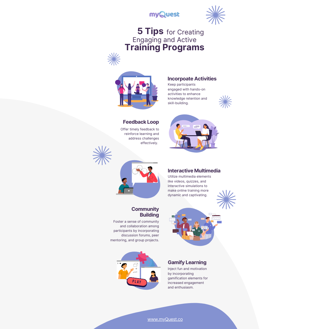 Infographic: 5 Tips for Creating Active and Engaging Training Programs