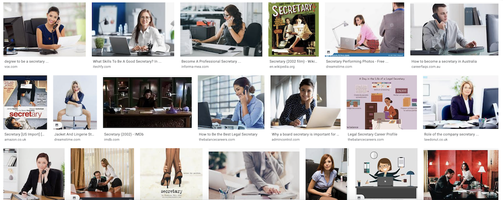 Image search results for secretary