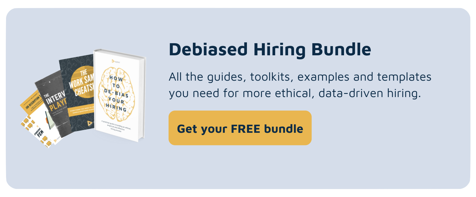Debiased hiring bundle