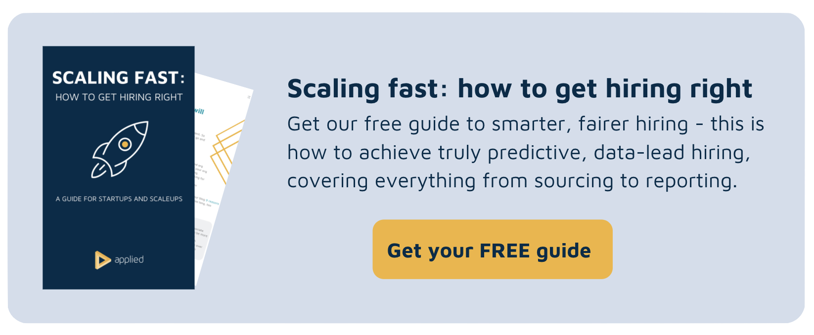 Scaling Fast Guide
