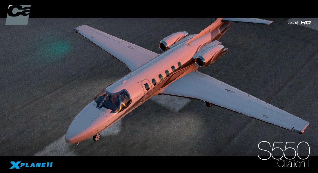 Carenado announces S550 Citation II conversion for XP11