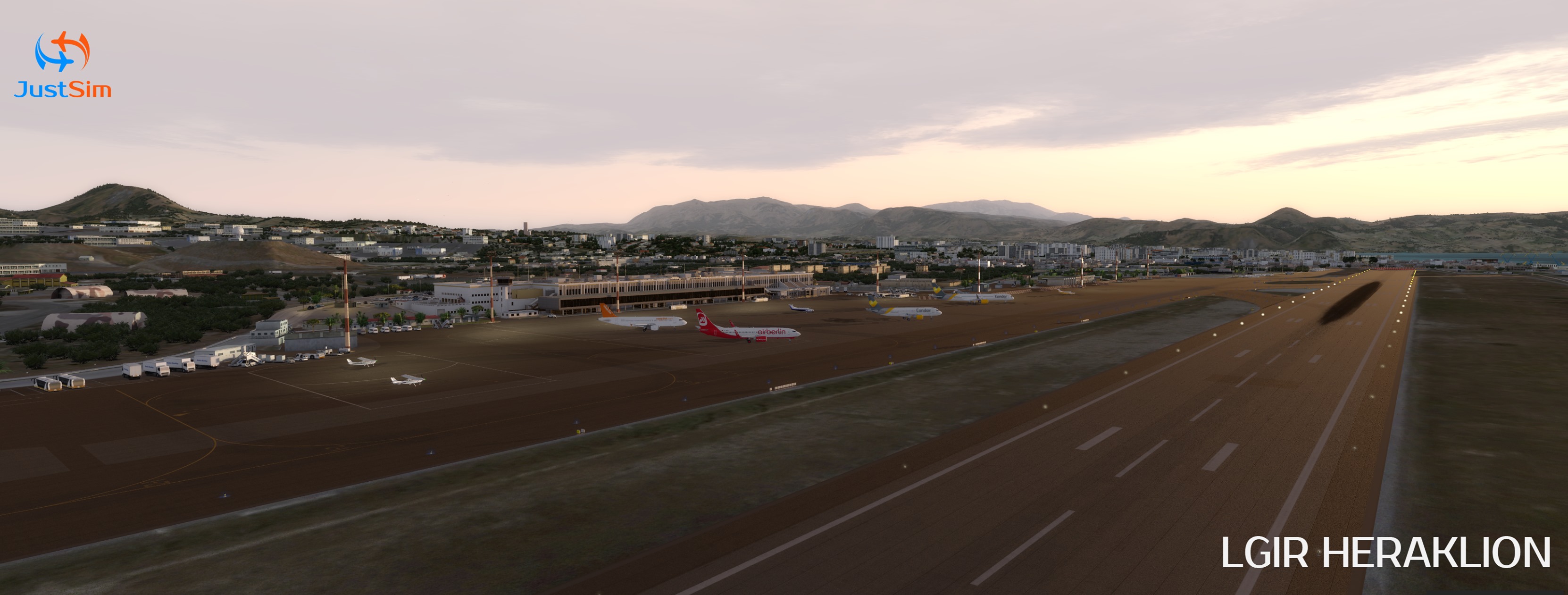 JustSim Announces Heraklion International Airport (LGIR) for XPlane