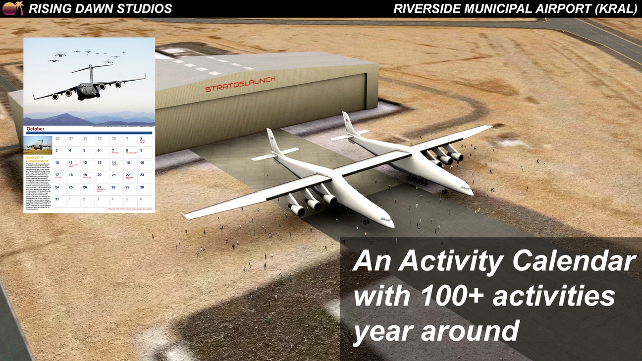 Rising Dawn Studios Release Riverside Municipal Airport for XPlane 11
