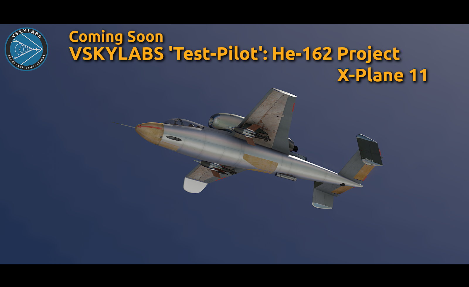 VSKYLABS Releases He162 for XPlane Threshold
