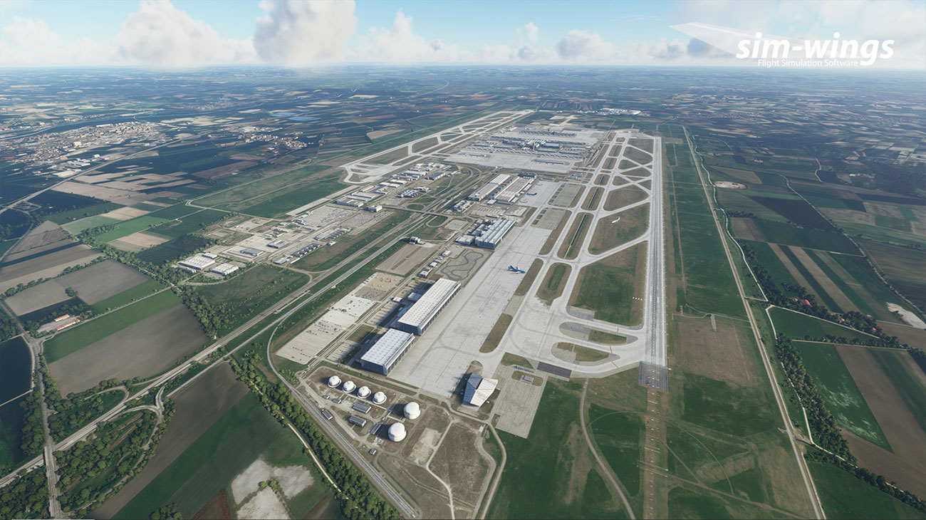 SimWings Release Munich Airport for Microsoft Flight Simulator Threshold