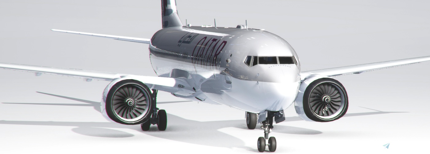 bredok3d-boeing737 QATAR » Microsoft Flight Simulator