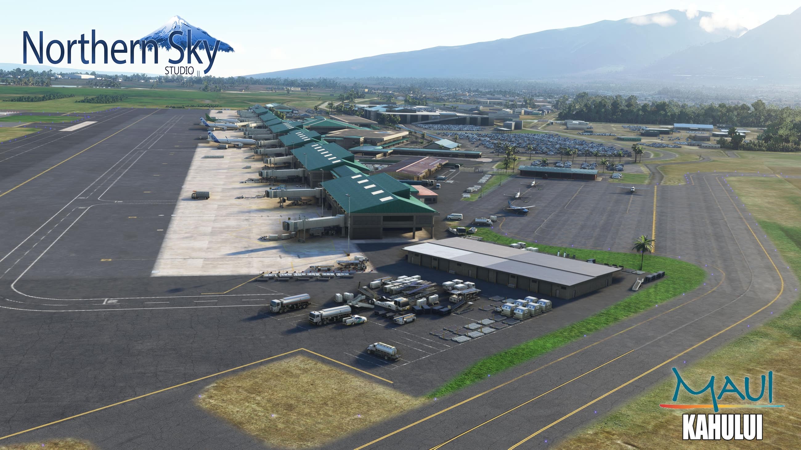 Origami Studios Update Gatwick For XPlane Threshold