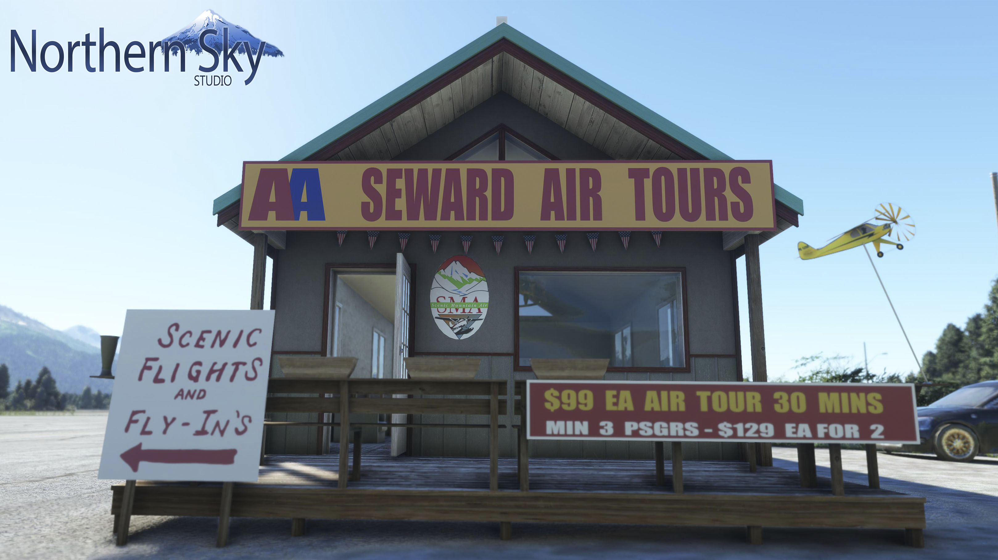 Northern Sky Studios Releases Seward Airport for MSFS Threshold