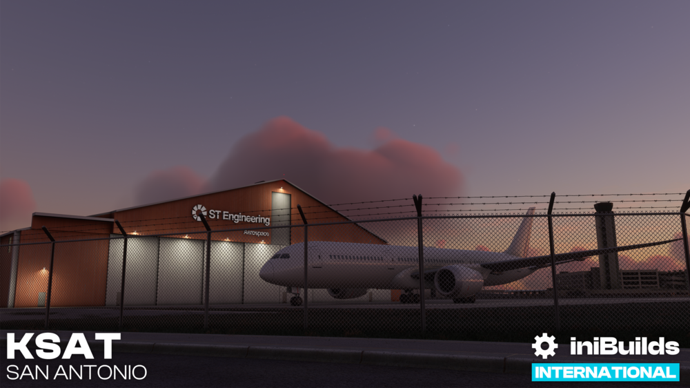 iniScene Development Update KSAT Previewed, KBUF Coming to XPlane