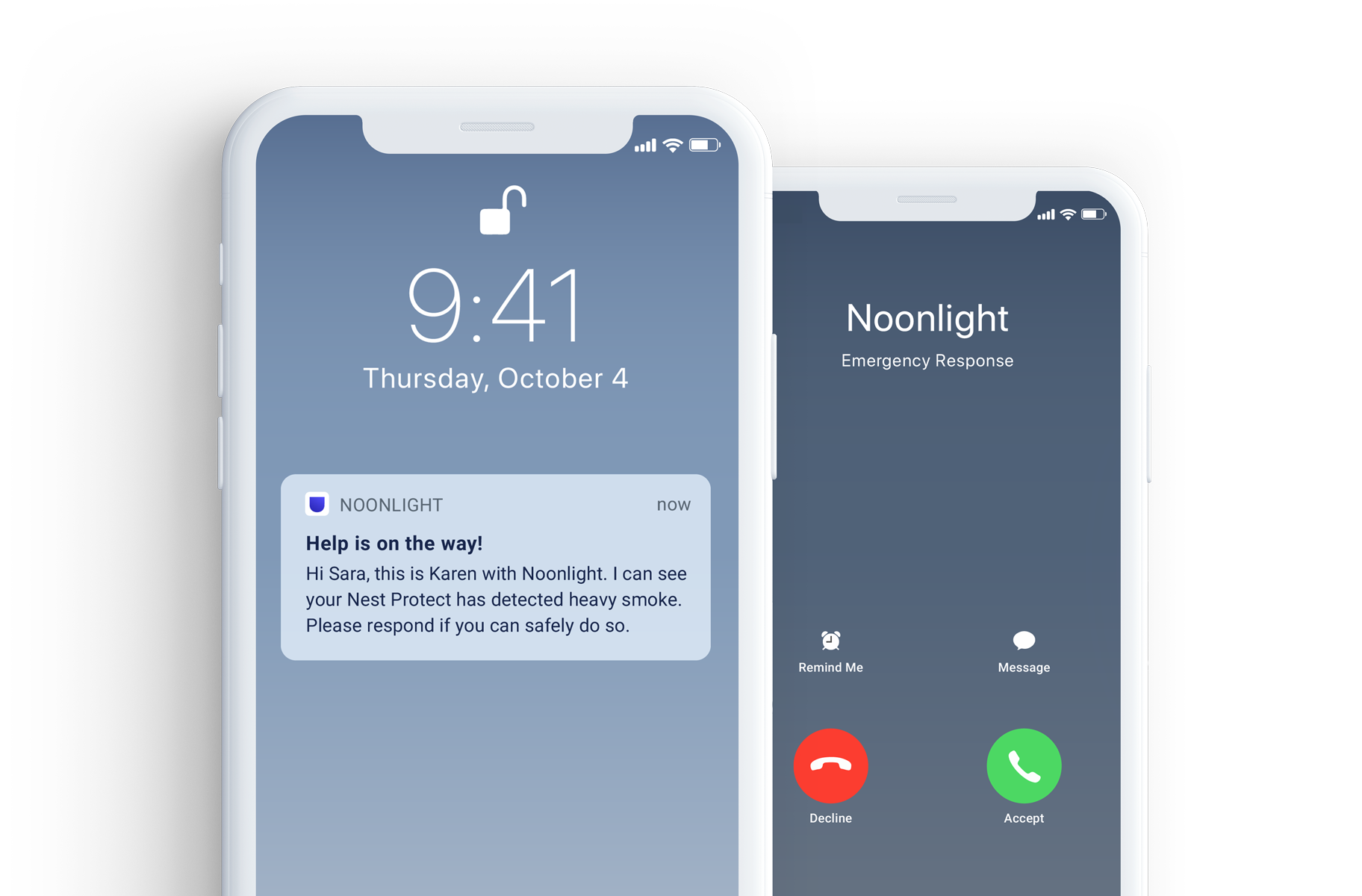 Noonlight Rich emergency data routed directly to 911