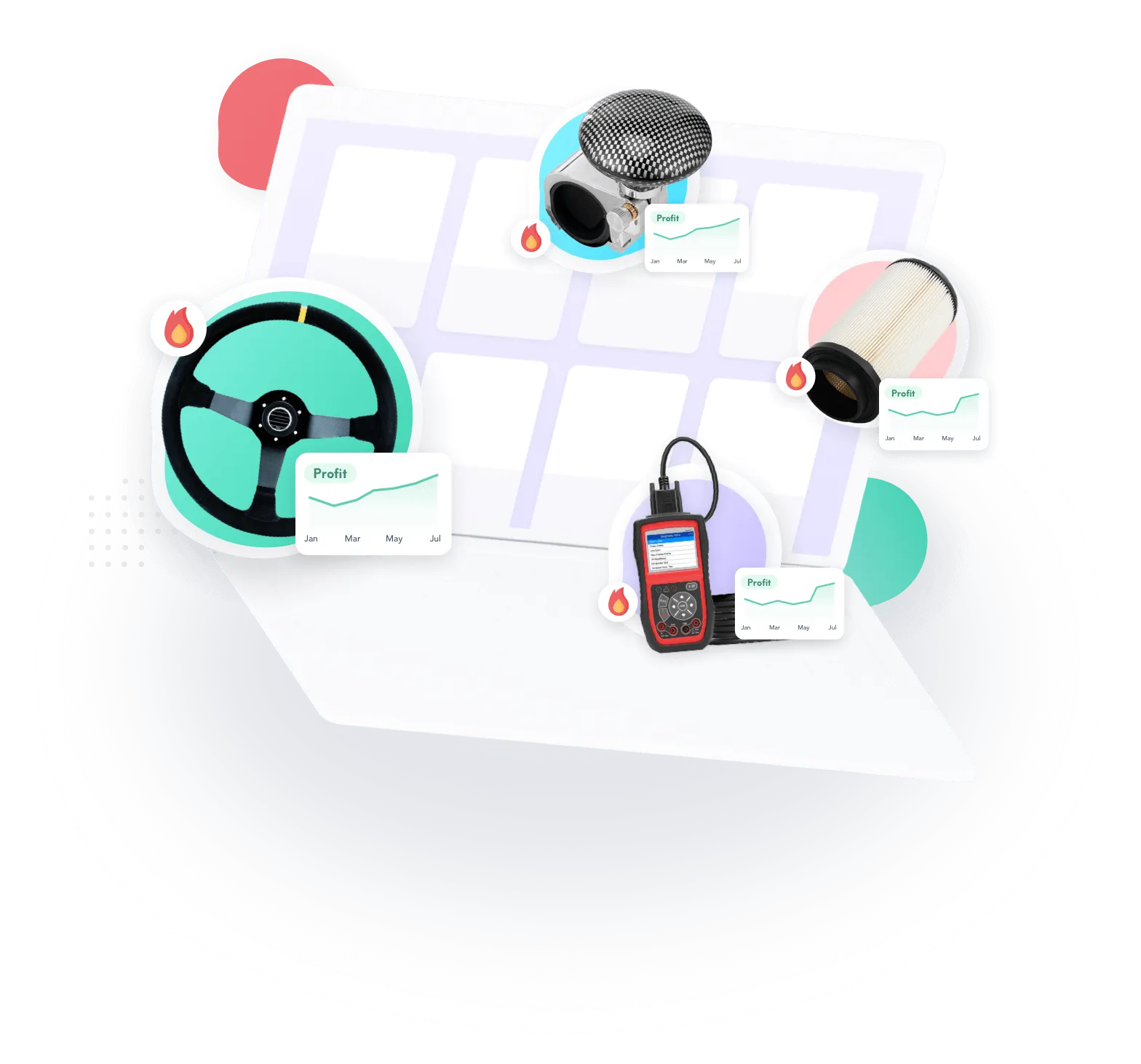 Dropship Auto Parts and Car Accessories Spocket Suppliers