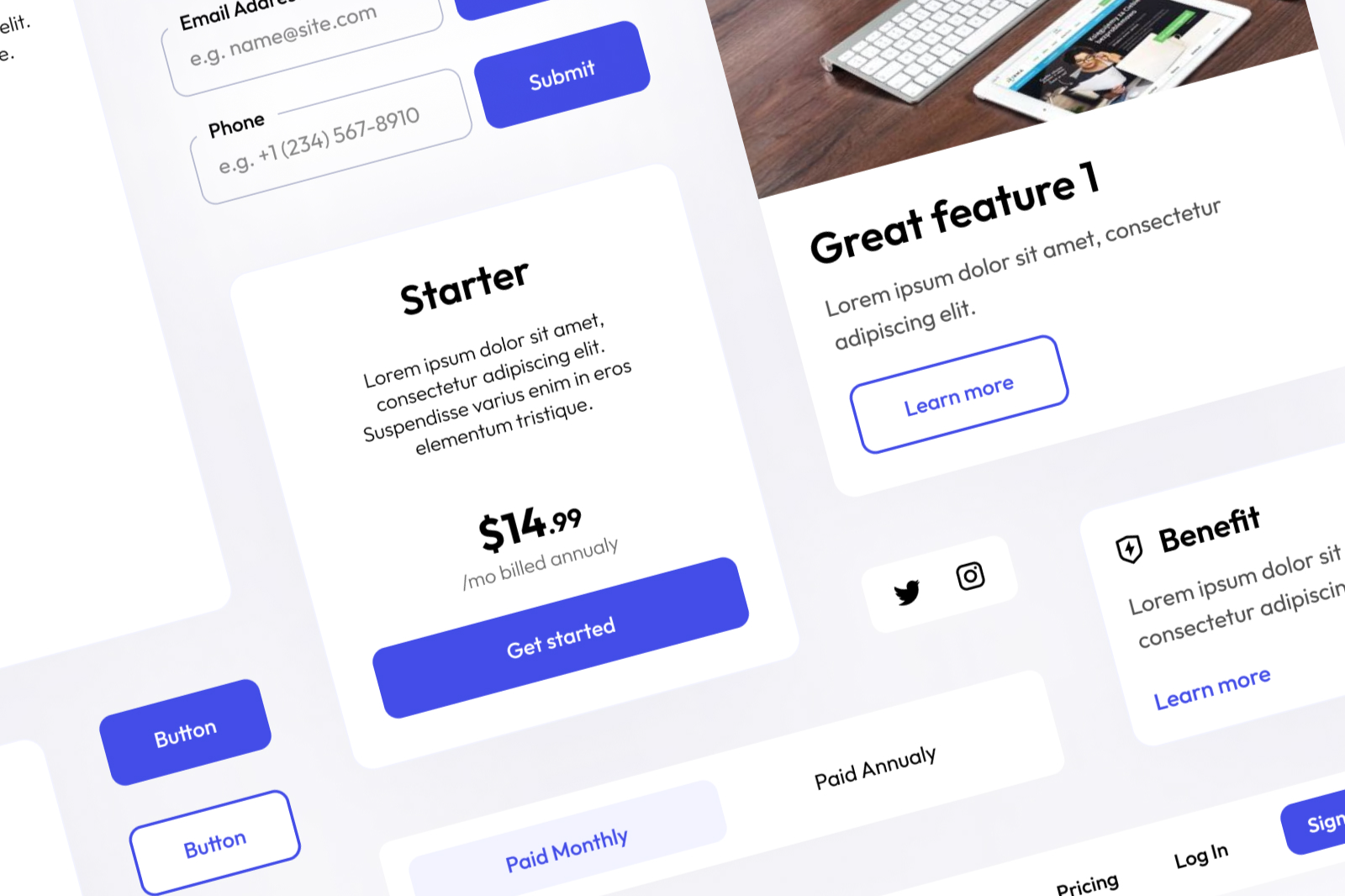 Webflow Showcased Free SaaS UI Kit Client First Class Names