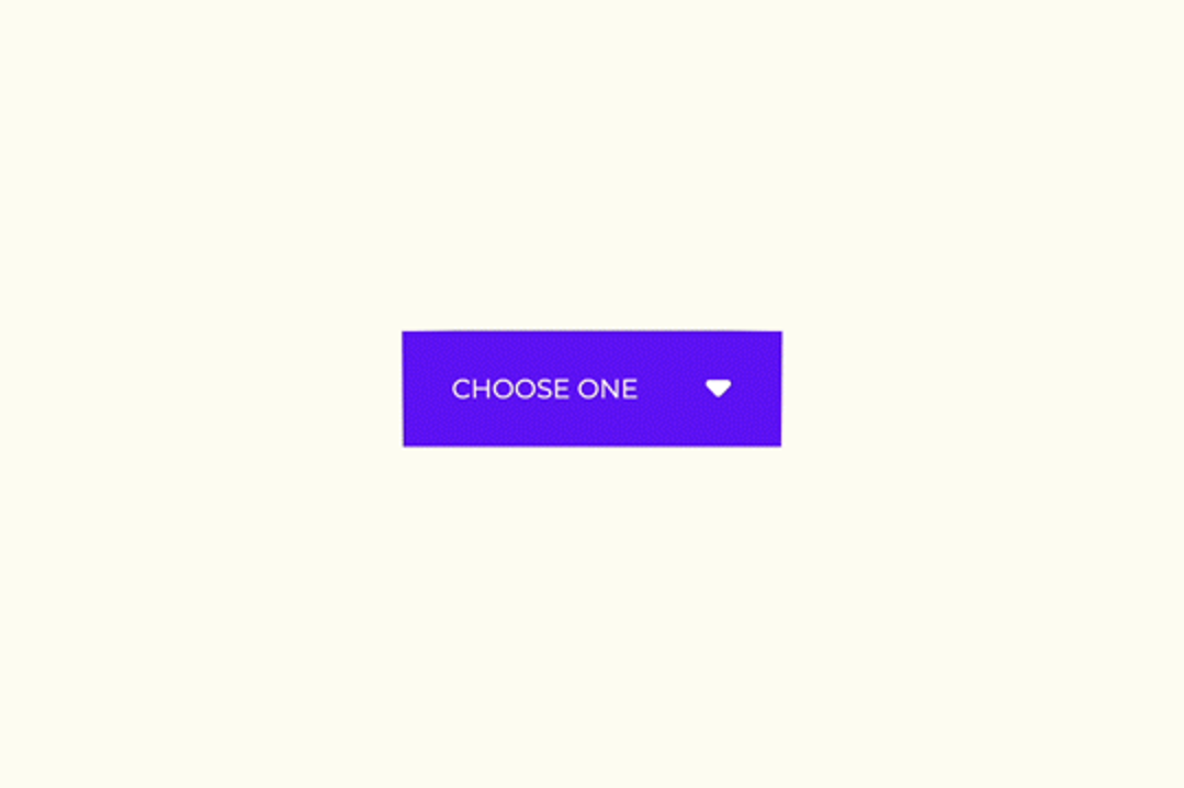 Webflow Showcased | 3D drop down (Button 1)