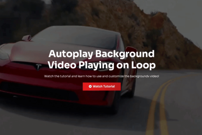 flow Showcased Autoplay Background Video Playing on Loop (working