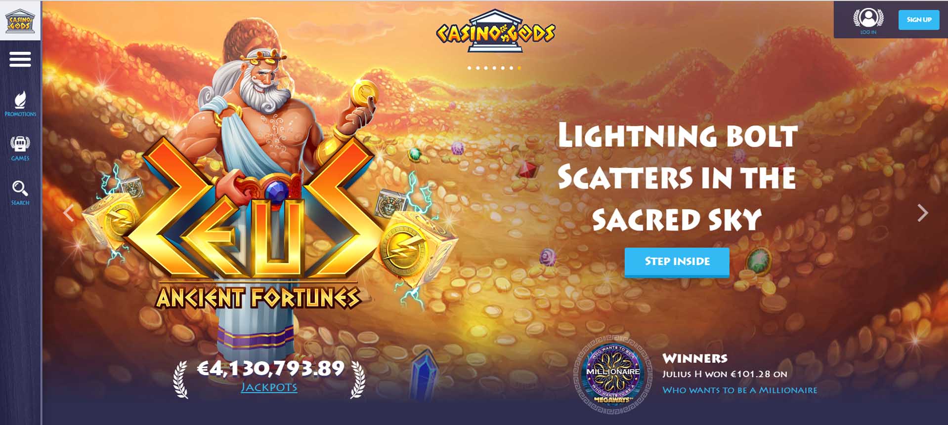 Casinogods Online Casino Review and Bonus - AboutSlots