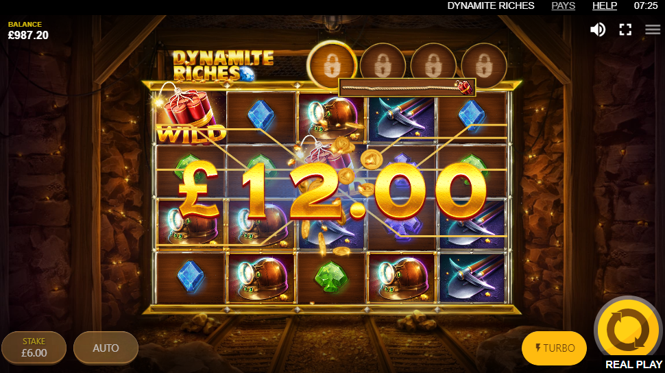 Dynamite Riches slot gameplay