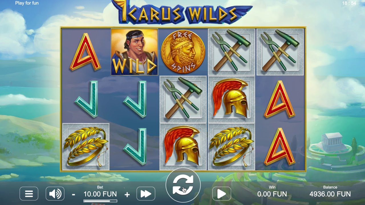 Ikarus Wilds Slot Gameplay