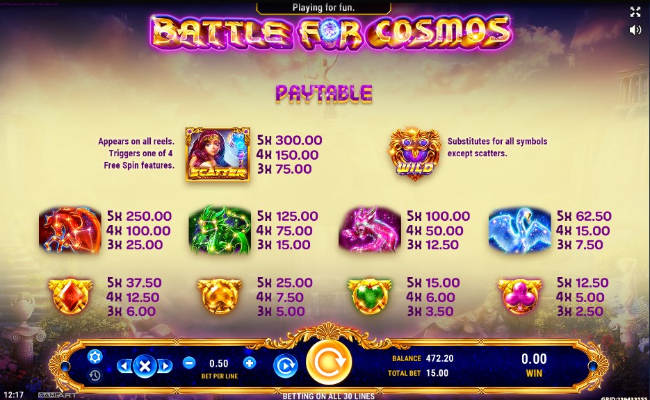 Spiele Battle For Cosmos - Video Slots Online Spiele Battle For Cosmos - Video Slots Online