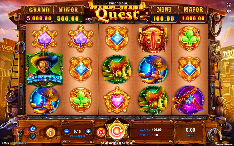 Wild Wild Quest Slot Gameplay