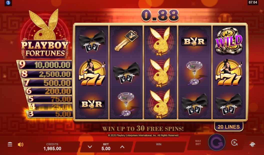 playboy-fortune-slot-gameplay