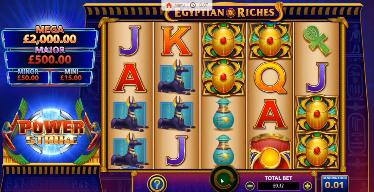 power-strike-egyptian-riches-slot-gameplay